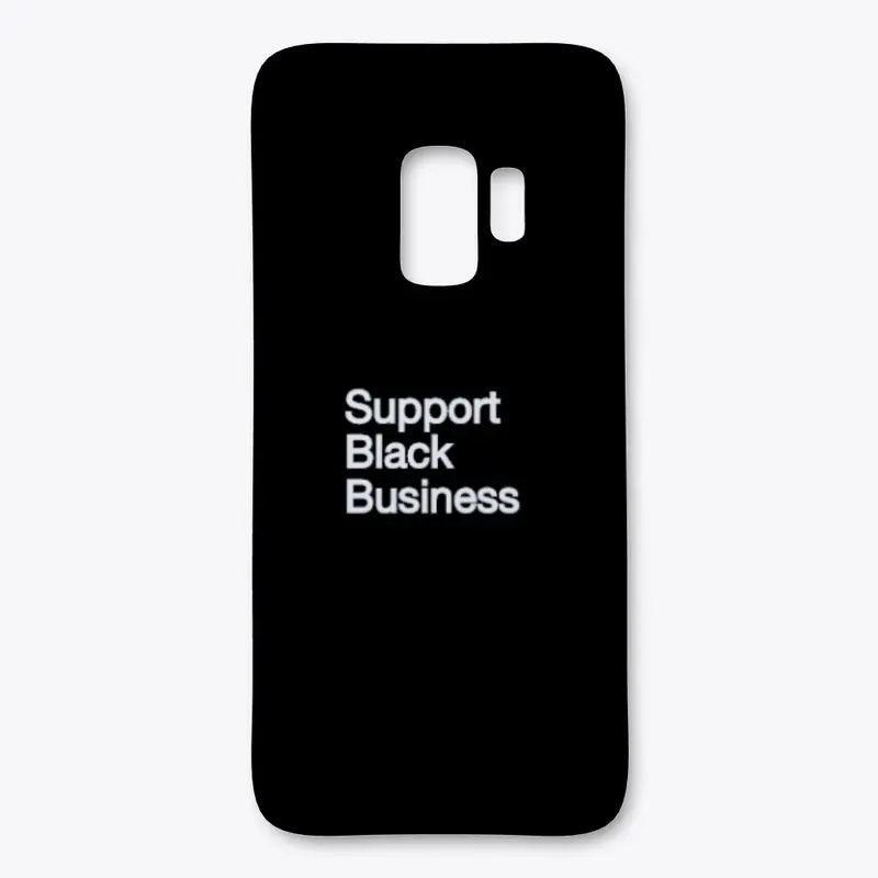 Support Black Business - Black and white