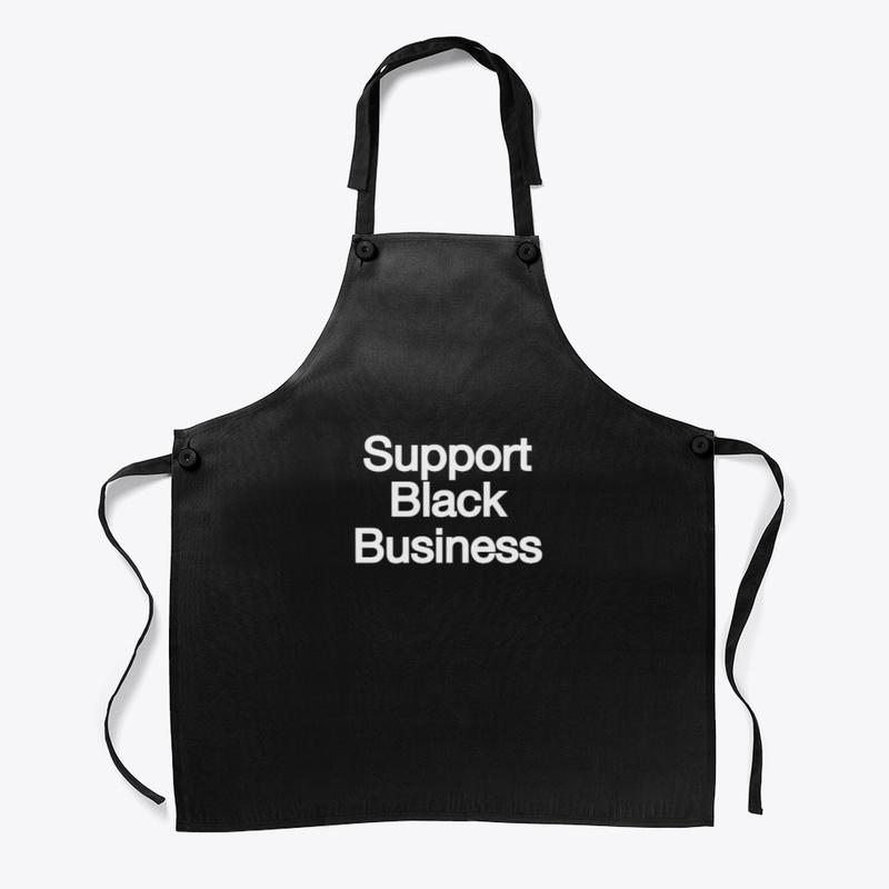 Support Black Business - Black and white