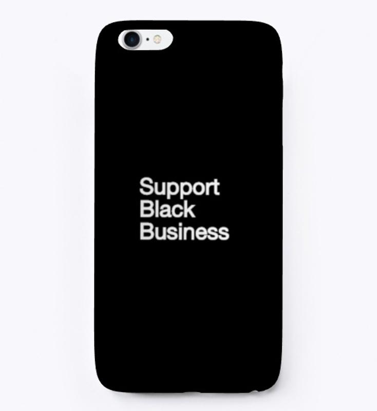 Support Black Business - Black and white